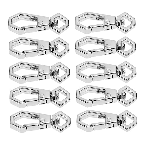 Anneome 10stücke Metall Taschengurtschnalle Gurtverbindungsschnalle Verbindungsschnalle Für Tasche Taschenzubehör Taschenersatzschnalle Ersatz Schnallen Tasche Haken Verschlüsse Anneome 10stücke Metall Taschengurtschnalle Gurtverbindungsschnalle Verbindungsschnalle Für Tasche Taschenzubehör Taschenersatzschnalle Ersatz Schnallen Tasche Haken Verschlüsse von Anneome