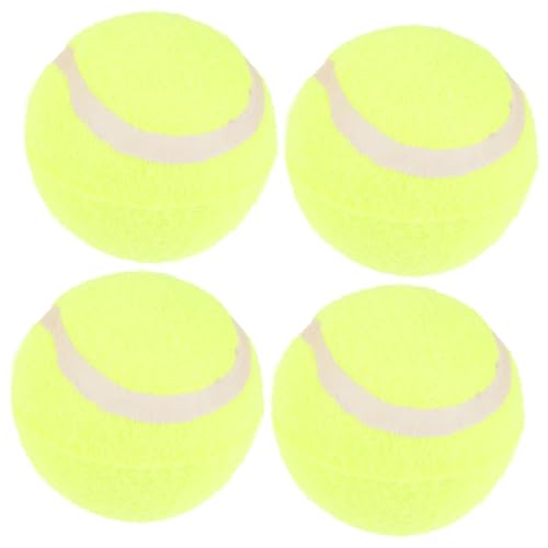 Anneome 4Stücke Hundebälle Langlebige Tennisbälle Für Apportieren Für Kleine Und Mittelgroße Zufällig von Anneome