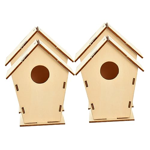 Anneome 4stücke Unlackierte Holzhaus-Ornamente Für -weihnachtsdeko Blanko Graffiti Holzfiguren Für Kreative Bastelprojekte Als Weihnachtsbaum Und Tischdekoration Anneome 4stücke Unlackierte Holzhaus-Ornamente Für -weihnachtsdeko Blanko Graffiti Holzfiguren Für Kreative Bastelprojekte Als Weihnachtsbaum Und Tischdekoration von Anneome