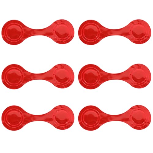 Anneome 6 Stück Warn-Reflektor-Clips, Magnetische Reflektierende Clips, Sicherheits-Reflektor-Clips, Dekore von Anneome