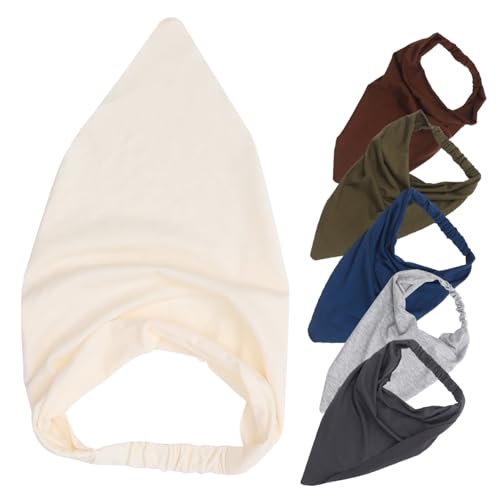 Anneome 6Stücke Elastische Haarschals für Damen Dreieckige Kopftücher und Bequeme Haarbandanas für Vielseitige Styles von Anneome