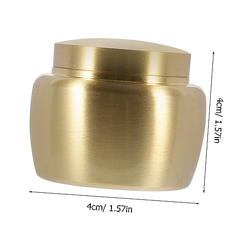 Anneome Kleine Kupferurne für Luftdichter Mini Aufbewahrungsbehälter aus Robustem Kupfer Vielseitiger Pulverkanister Tragbare Metallurne für und Feines Langlebig und Stabil von Anneome