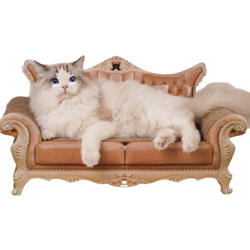 Annewi Katzenkratzcouch, Dicker Karton Katzencouch mit Katzenkratzpad, Katzensofa, Katzenkratzer für Indoor-Katzen, Kätzchen-Kratzliege für kleine, mittelgroße Katzen Annewi Katzenkratzcouch, Dicker Karton Katzencouch mit Katzenkratzpad, Katzensofa, Katzenkratzer für Indoor-Katzen, Kätzchen-Kratzliege für kleine, mittelgroße Katzen von Annewi