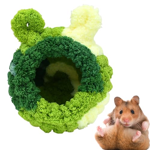 Annewi Meerschweinchenbett, warmes Meerschweinchenhöhlenbett, Meerschweinchenversteck Hauszubehör, niedliches Plüsch, kleines Meerschweinchenbett, Meerschweinchenversteck für Chinchilla, Hamster, Igel von Annewi