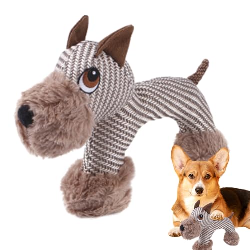 Annewi Quietschendes Hundespielzeug, Hunde-Kauspielzeug, niedliches kleines Quietschspielzeug, interaktives Spielzeug für Welpen, lindert Langeweile und Bewegung von Annewi