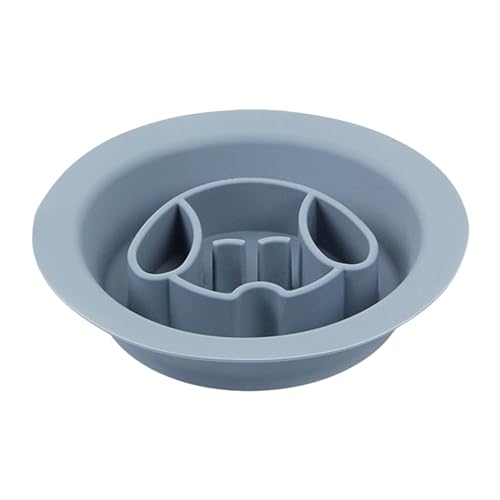 Hundenapf für langsames Fressen, Hundenäpfe mit Saugnäpfen, Slow Feeder Katzennapf, langsamer Katzen-Futterspender für Kippprävention, kleiner Hund Slow Feeder Schüssel für Stressabbau und Spaß von Annewi
