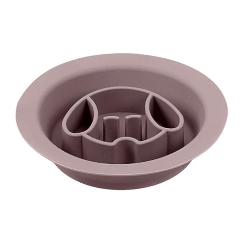 Hundenapf für langsames Fressen, Hundenäpfe mit Saugnäpfen, Slow Feeder Katzennapf, langsamer Katzen-Futterspender für Kippprävention, kleiner Hund Slow Feeder Schüssel für Stressabbau und Spaß von Annewi