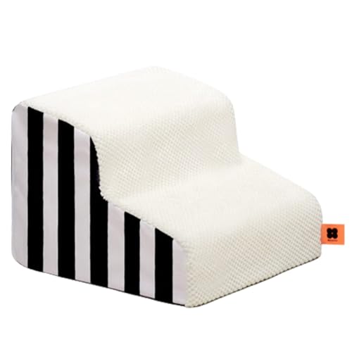 Hundetreppe, 2-stufige Hundetreppe für Couch und Hochbetten, Hundetreppe für kleine Hunde, Ausgewogene Hundetreppe für kleine Hunde und Katzen, rutschfeste Welpentreppe für den Innenbereich (Schwarz) Hundetreppe, 2-stufige Hundetreppe für Couch und Hochbetten, Hundetreppe für kleine Hunde, Ausgewogene Hundetreppe für kleine Hunde und Katzen, rutschfeste Welpentreppe für den Innenbereich (Schwarz) von Annewi