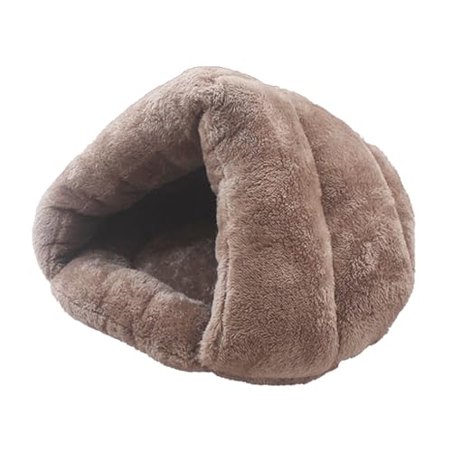 Katzenbett, flauschiges dreieckiges Katzenzelt Höhlenbett, Katzenhöhle, halboffener Winter-Haustierbedarf, kreative rutschfeste Unterseite für Haustiere, Reisen oder Zuhause, Kätzchen, Katzen, Hunde Katzenbett, flauschiges dreieckiges Katzenzelt Höhlenbett, Katzenhöhle, halboffener Winter-Haustierbedarf, kreative rutschfeste Unterseite für Haustiere, Reisen oder Zuhause, Kätzchen, Katzen, Hunde von Annewi