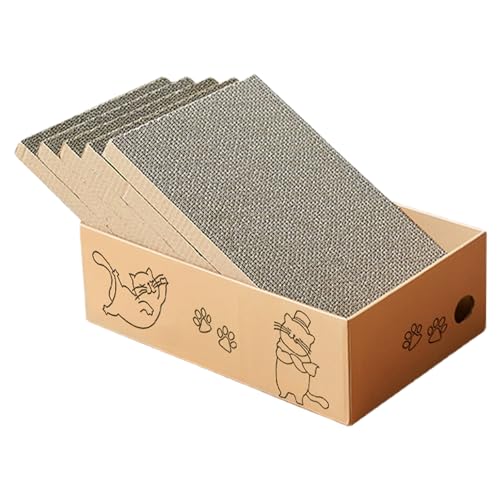 Katzenkratzbett, 5 Packungen in 1 Reversible Verdicktes Katzenkratzbrett, Möbelschutz vor Katzenkratzen, Katzenkratzer für Innenmöbel Schützer, Haustierbedarf Katzenkratzbett, 5 Packungen in 1 Reversible Verdicktes Katzenkratzbrett, Möbelschutz vor Katzenkratzen, Katzenkratzer für Innenmöbel Schützer, Haustierbedarf von Annewi