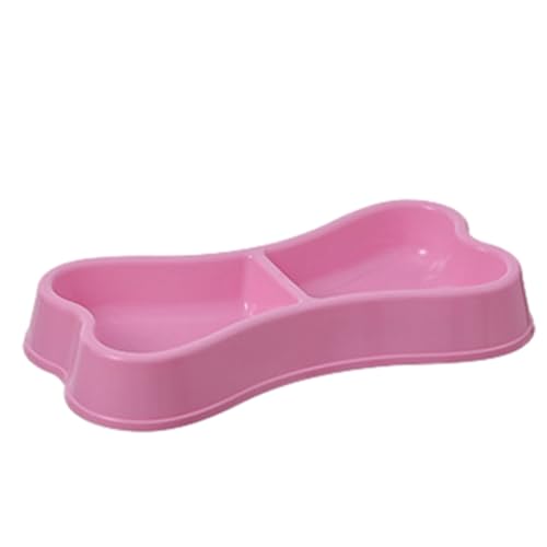 Katzennäpfe Knochenform Katzenfutterplatte Abnehmbar Katzenfutter Schüssel Anti-Kipp-Haustierbedarf Coloful Hund Wassernapf für Indoor Katzen Hunde Haustiere von Annewi