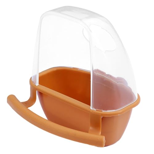 Vogel-Wasser-Futterstation, stabile Vogelfutterspender Vogelkäfig-Zubehör, Haustier-Vogelkäfig-Reinigungsbecher Futterspender & Wasserbecher, Vogelkäfig-Futterspender für Kaninchen, Hamster und andere von Annewi