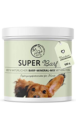 Annimally Barf Zusatz Pulver für Hunde 500g, Barf Complete Vitamine & Mineralien Mix für die optimale Nährstoffversorgung - Hund Mineralstoffe Futterzusatz mit Gemüse, Obst und Vitaminen von Annimally