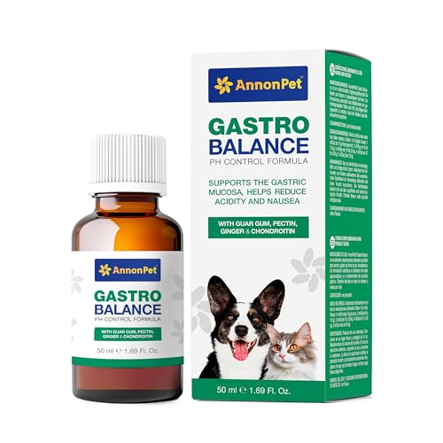 AnnonPet® Gastro Balance für Hunde & Katzen – Ergänzungsfuttermittel für Magen‑ & Verdauungswohl – Mit Pektin, Guarkernmehl, Ingwer & Chondroitin – 50 ml Flasche von AnnonPet