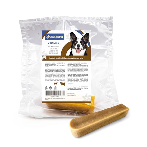 AnnonPet® Yakmilch aus dem Himalaya für Hunde - Natürlicher und langlebiger Snack - 100% natürlich, geruchlos und reich an Proteinen - stärkt die Mundhygiene - Kauen für Hunde. von Annonpet
