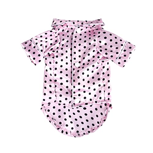 Anomidry hundebekleidung & zubehã¶r Haustier-Pyjamas, Hunde-, Heim-, kleine und mittelgroße Katzen- und Hundekleidung, Bequeme Frühlings- und Sommerkleidung (Color : E, Size : L) von Anomidry