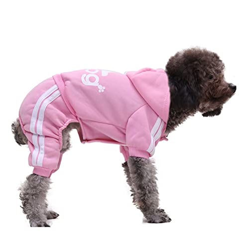 Anomidry hundebekleidung & zubehã¶r Mehrfarbige Hunde- und Katzenbekleidung, vierbeiniger Pullover, winterwarme Haustierbekleidung mit Knöpfen, modischer Sport (Color : B, Size : XS) von Anomidry