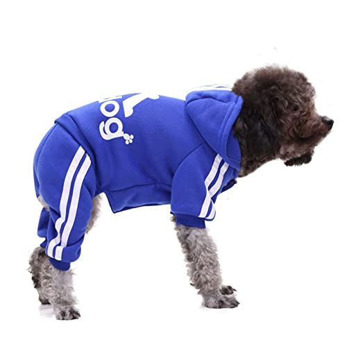 Anomidry hundebekleidung & zubehã¶r Mehrfarbige Hunde- und Katzenbekleidung, vierbeiniger Pullover, winterwarme Haustierbekleidung mit Knöpfen, modischer Sport (Color : E, Size : XS) von Anomidry