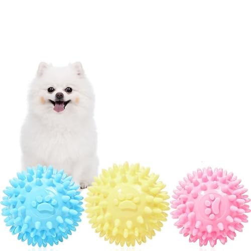 Anomidry hundespielzeug Ball 3er-Pack Hüpfbälle for Hunde, bissfeste Spielzeugbälle aus Gummi zur Zahnreinigung for Wurf- und Genesungstraining im Freien Anomidry hundespielzeug Ball 3er-Pack Hüpfbälle for Hunde, bissfeste Spielzeugbälle aus Gummi zur Zahnreinigung for Wurf- und Genesungstraining im Freien von Anomidry