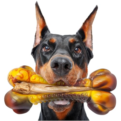 Anoodi Kauspielzeug für Hunde, unzerstörbar, Kauknochen, Hundespielzeug, Speck Anoodi Kauspielzeug für Hunde, unzerstörbar, Kauknochen, Hundespielzeug, Speck von Anoodi
