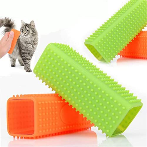 Anoudon 2-Pack Haustier Hund Katze Haarentferner für Autos Möbel Teppich Block Roller Sofa Hohl Gummi Reiniger Bürste von Anoudon