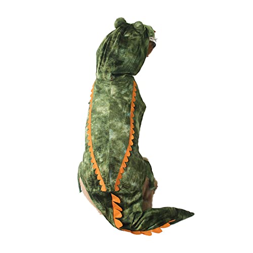 Anoudon Alligator Hund Kostüm Halloween Hund Krokodil Kostüm Hoodie Mäntel Haustiere Overalls Haustier Zubehör Kleidung, Tier Modellierung Kleidung von Anoudon