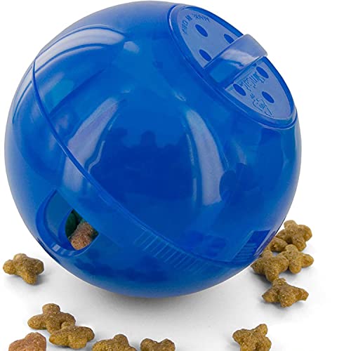 Anoudon Feeder Ball,Interaktives Spiel für Ihre Katze, Füllen Sie mit Nahrung und Leckereien,Ideal für Portionskontrolle und Fast Eaters von Anoudon