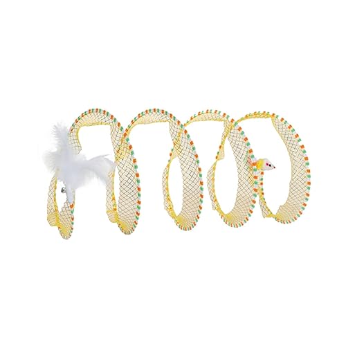 Anoudon Grantop Pack of 20 Cat Toys, Colourful Creative Plastic Spiral Springs Spiral Toy Spiral Feathers Novelty Pet Toy Colourful Spiral Feathers Spring Spiral for Cat Anoudon Grantop Pack of 20 Cat Toys, Colourful Creative Plastic Spiral Springs Spiral Toy Spiral Feathers Novelty Pet Toy Colourful Spiral Feathers Spring Spiral for Cat von Anoudon