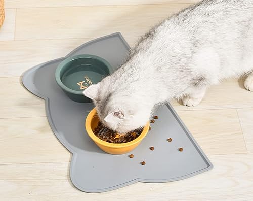 Anoudon Haustiere Werden mit Silica Gel Schalenmatten gefüttert, die für die Fütterung von Futter, Katzen, Hunden, Hunden, Kaninchen, grauen von Anoudon