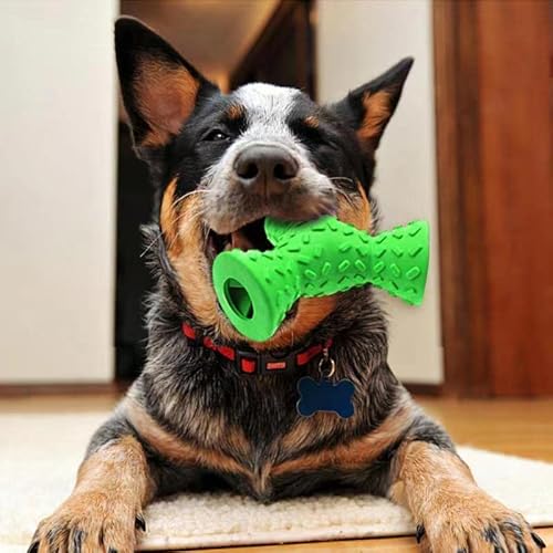 Anoudon Hund Kauspielzeug, Triedrische Hundefutter Leckage Gerät Unverwüstliche Dauerhafte Harte Hundespielzeug Interaktive Hundespielzeug für große Rasse von Anoudon