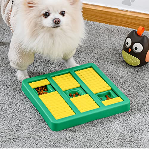 Anoudon Hundepuzzle Spielzeug und Katzenspielzeug Interaktives langsames Feeder Puzzle, Hundespielzeug Futterspender, Erhöhung IQ und pädagogisches Trainingsspiel für Hunde, Hundefutter von Anoudon