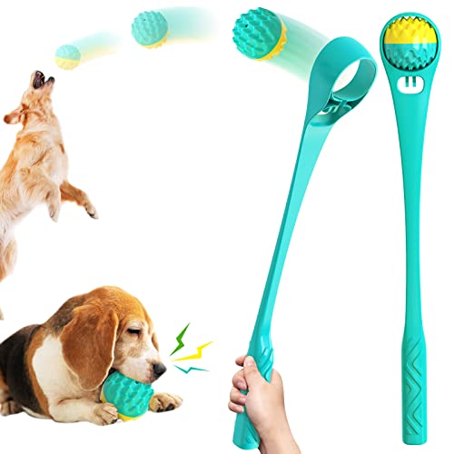 Anoudon Langlebige Chew Fetch Dog Balls Launcher,Langlebige Chew Fetch Ball Launcher Hundespielzeug Outdoor Hundeball Werfer Fetch Toy Ball Launcher for Dogs von Anoudon