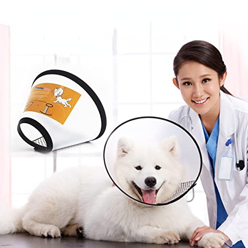 Anoudon Pet Elizabeth Circle Dog Recovery Halsband Anti Biss und Kratzen schützendes Kegelhalsband nach Chirurgie Schönheit Heilung Brace von Anoudon