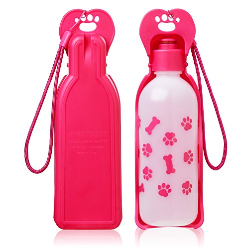 ANPETBEST Hunde-Wasserflasche, 325 ml, 650 ml, tragbarer Spender, Reise-Wasserflasche, Schüssel für Hunde, Katzen, kleine Tiere (325 ml) von Anpetbest