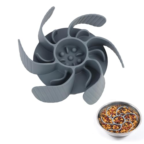 1er Slow Feeder Einsatz 16×3.6 cm, Anti schling Einsatz für napf, Schlingnapf Silikon Schneidbar, Anti Schling Napf Hund, Anti Schling Napf Katze, Anti Schling Einsatz für Napf, Slow Feeder von Anrbb