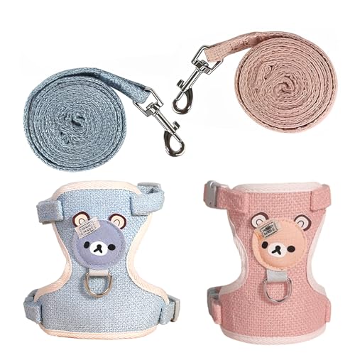 Anseom 2 Stück verstellbare Kaninchenleine, verstellbare Kaninchenleine, Haustiergeschirr, verstellbares Kaninchengeschirr, elastische Leine für Katzen, Kaninchen, Hunde, andere kleine Tiere, Anseom 2 Stück verstellbare Kaninchenleine, verstellbare Kaninchenleine, Haustiergeschirr, verstellbares Kaninchengeschirr, elastische Leine für Katzen, Kaninchen, Hunde, andere kleine Tiere, von Anseom