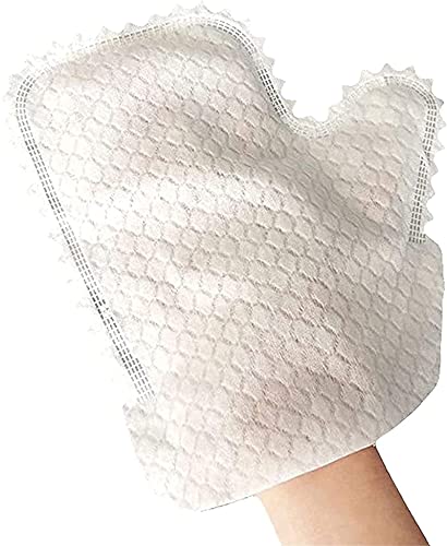 Anshka Fish Scale Cleaning Duster Gloves,Disposable Dusting Mitt for House Cleaning,White Microfiber Dusting Gloves,Reusable Double-Sided,Non-Woven Fabric,for Grab and Lock in Dust Pet Hair (30pcs) von Anshka