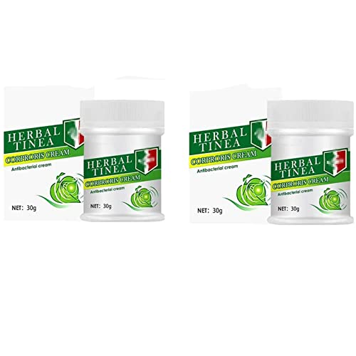 Anshka Herbal Tinea Corporis Cream,Tinea Skin Relief Itching Cream,Mild Non-Irritating Anti-Pruritus Ointment Skin Care (2pcs) von Anshka