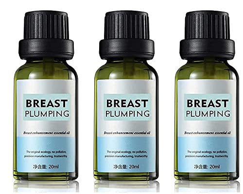 Herbal Bust Up Essential Oil 202,Breast Enhancement Cream,Natural Bust Up Essential Oil,Breast Plumping Essential Oil,Enlargement Lifting Bust Serum Oil Anti-Sagging for Woman (3pcs) von Anshka