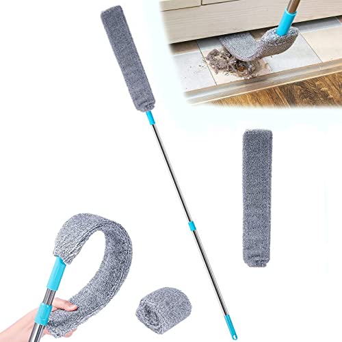 Retractable Gap Dust Cleaner, Microfiber Hand Dust Mop, 2022 New Gap Dust Cleaner, Telescopic Dust Brush for Wet and Dry, Cleaning Tools for Home, Bedroom, Kitchen (with 1 Replaceable Cloth) von Anshka