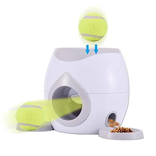 AnsonBoy Pet -Hund -Tennis -Belohnungsmaschine Spielzeug Für Haustier -Launcher -Spielzeug -IQ -Training Für Hundespielzeug,Grau von AnsonBoy