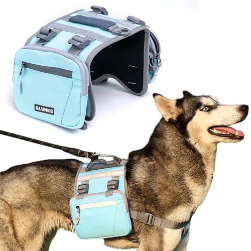 Hunderucksack, Blau von Ansukow