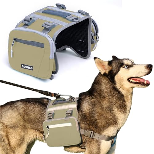 Hunderucksack, Khaki von Ansukow