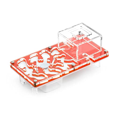 AntHouse - Ant Farm Educational Kit - Pilzmodell - 10x20x1,3 cm - Rot - Freie Ameisen von AntHouse