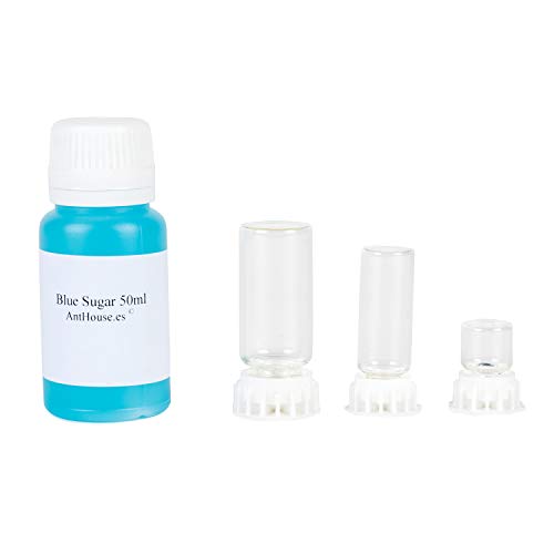 AntHouse Futterstelle für Ameisenfarm + Super Food Blue Sugar 50ml - Set mit 3 Trinkstellen 3D mitb Fassungsvermögen 1 ml, 5 ml und 10 ml und nahrhaften Nektar auf Zucker Basis AntHouse Futterstelle für Ameisenfarm + Super Food Blue Sugar 50ml - Set mit 3 Trinkstellen 3D mitb Fassungsvermögen 1 ml, 5 ml und 10 ml und nahrhaften Nektar auf Zucker Basis von AntHouse