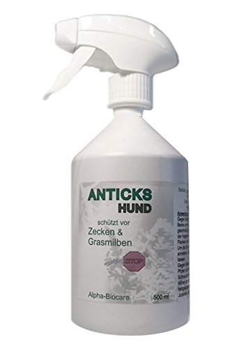 ANTICKS Hund Effizienter, langanhaltender Schutz vor Zecken, Mücken, Flöhen und Milben (2x500ml) von Anticks