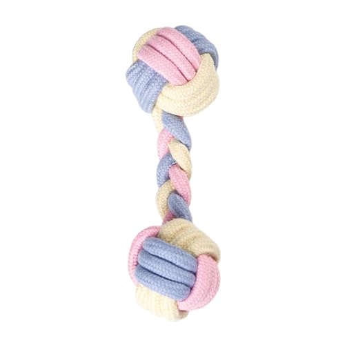 Anulely Ballspielzeug aus Seil für Hunde, Bälle aus Seil für Hunde – Baumwollkugeln zum Kauen, Spielzeug aus Seil mit Knoten für Hunde, Kauspielzeug aus Baumwolle zum Kauen von Hunden, Ball von Anulely