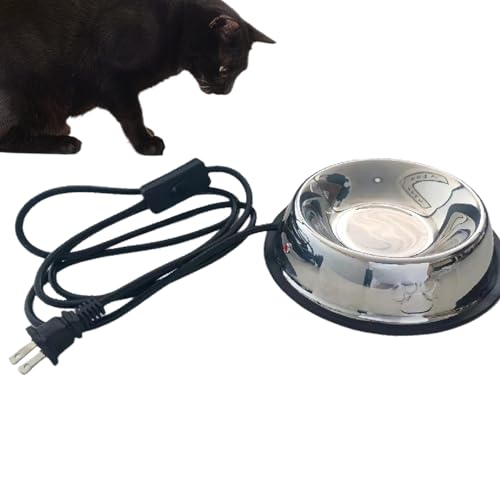 Anulely Beheizter Futternapf für Hunde, beheizter Futternapf für Haustiere für den Winter im Freien | beheizter Hundenapf ohne Gel – beheizter Hundenapf Anulely Beheizter Futternapf für Hunde, beheizter Futternapf für Haustiere für den Winter im Freien | beheizter Hundenapf ohne Gel – beheizter Hundenapf von Anulely