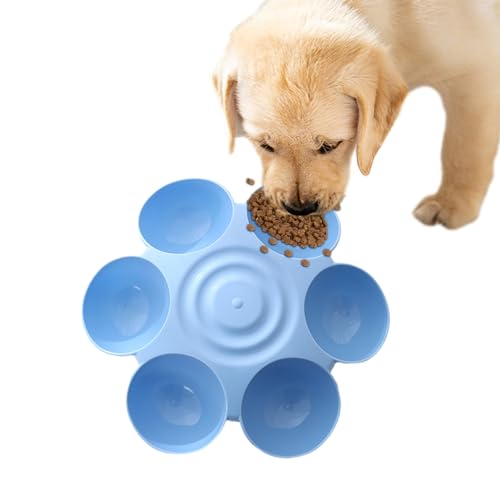 Flower Cat Bowl - Katzenfutterschalen mit 6 Katzennäpfen | Blumenförmige Katzenfutter Wassernäpfe Multi-Katzen-Futterspender fördert eine bessere Verdauung Flower Cat Bowl - Katzenfutterschalen mit 6 Katzennäpfen | Blumenförmige Katzenfutter Wassernäpfe Multi-Katzen-Futterspender fördert eine bessere Verdauung von Anulely