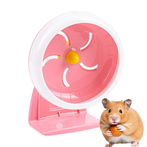 Anulely Hamsterrad für Käfig, leises Mausrad mit Ständer, 17,8 cm Laufscheibe, rutschfestes, multifunktionales Kleintier-Trainingszubehör für Hamster, Chinchilla, Maus Anulely Hamsterrad für Käfig, leises Mausrad mit Ständer, 17,8 cm Laufscheibe, rutschfestes, multifunktionales Kleintier-Trainingszubehör für Hamster, Chinchilla, Maus von Anulely